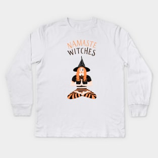 Namaste Witches Kids Long Sleeve T-Shirt